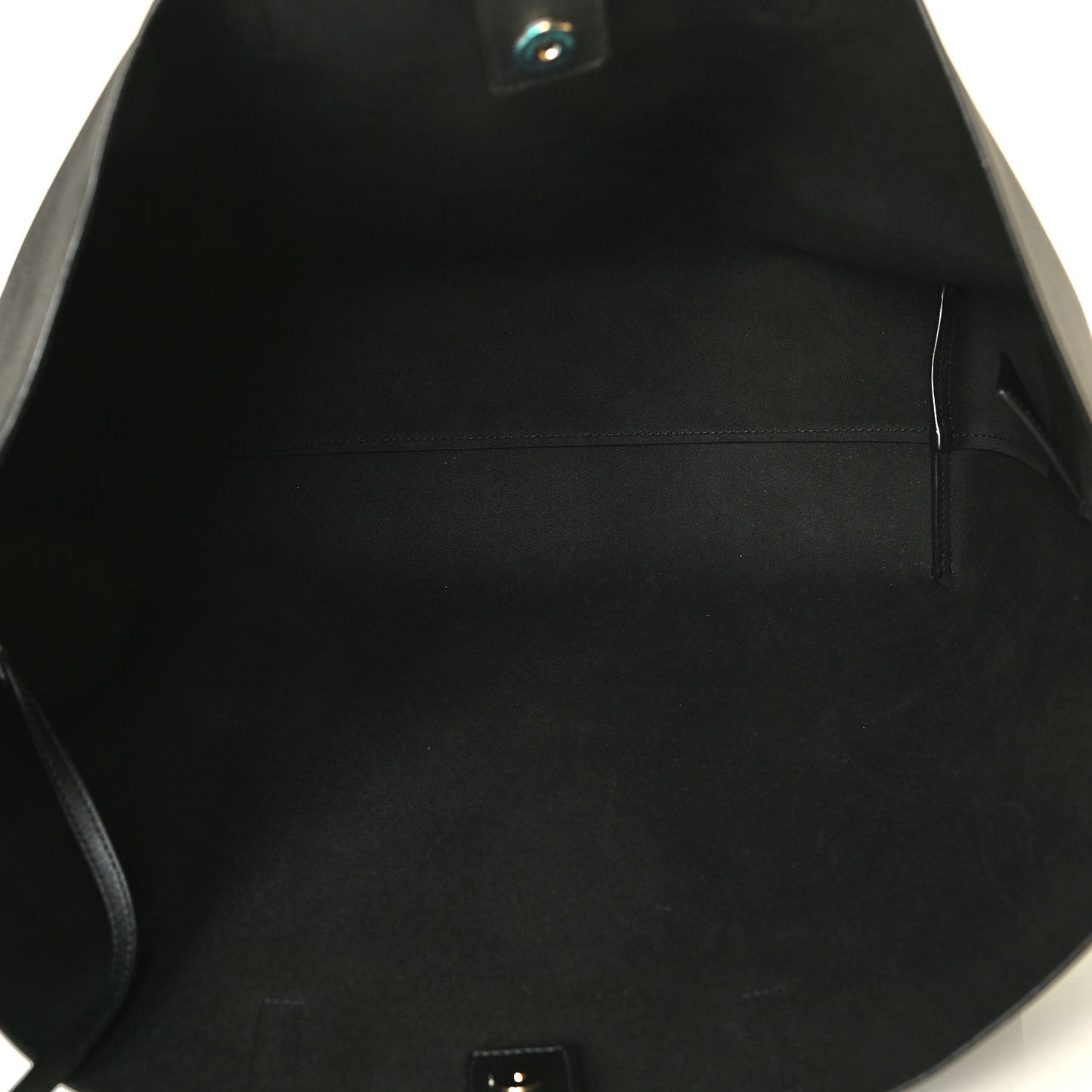 Calfskin Large Shopping Tote Black