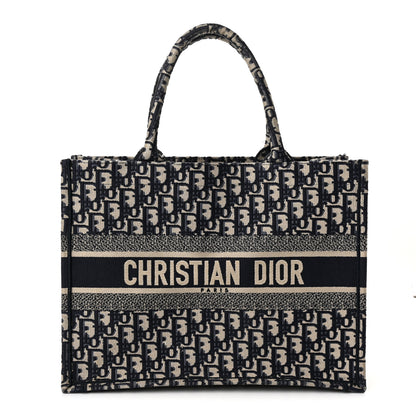 Christian Dior Oblique Medium Book Tote Blue Multicolor 1 of 10