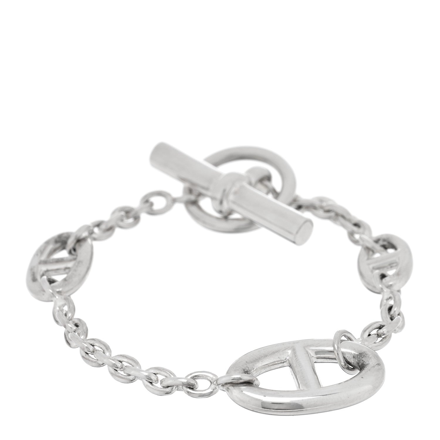 Hermes Sterling Silver Farandole Bracelet ST 1 of 4