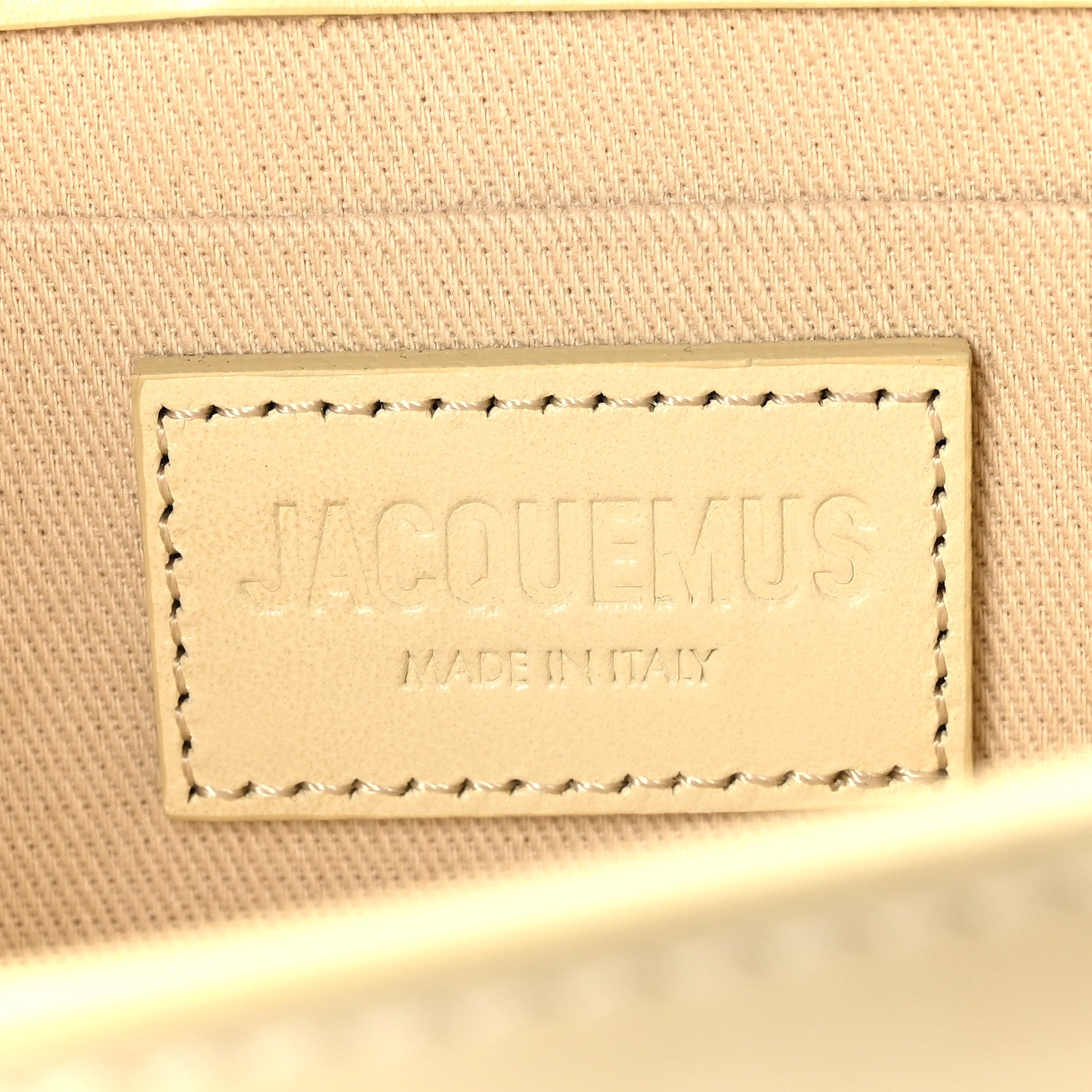 Jacquemus Smooth Calfskin Le Chiquito Long Ivory 6 of 8