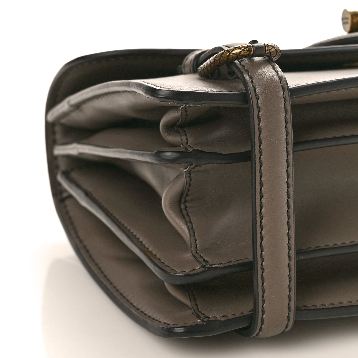 Bottega Veneta French Calf City Knot Bag Taupe 9 of 11