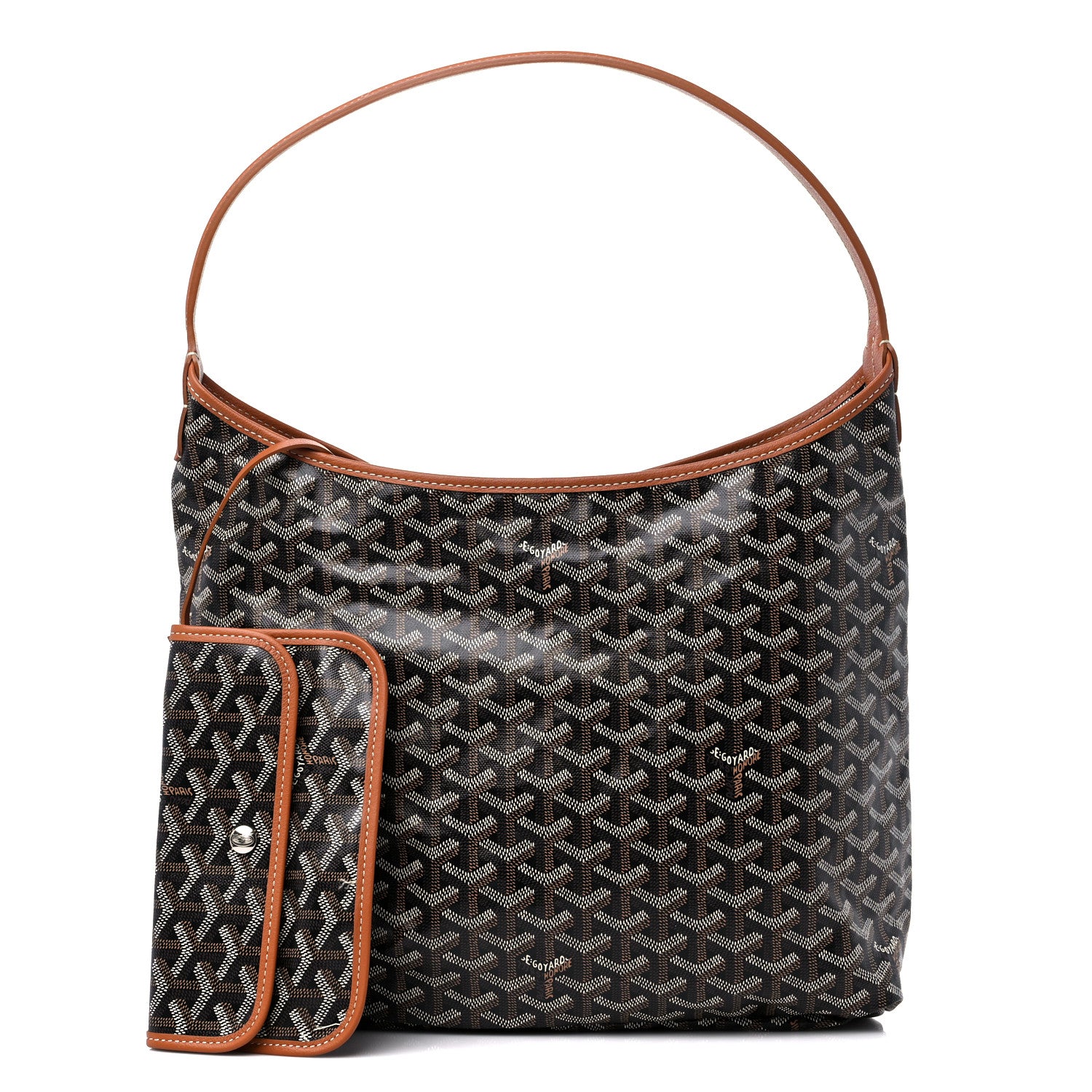 Goyard Goyardine Boheme Hobo Black Gold 1 of 10