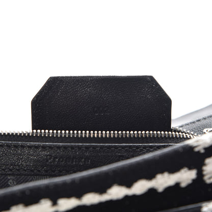 Proenza Schouler Jacquard Woodblock PS1 Tiny Satchel Black White 8 of 9