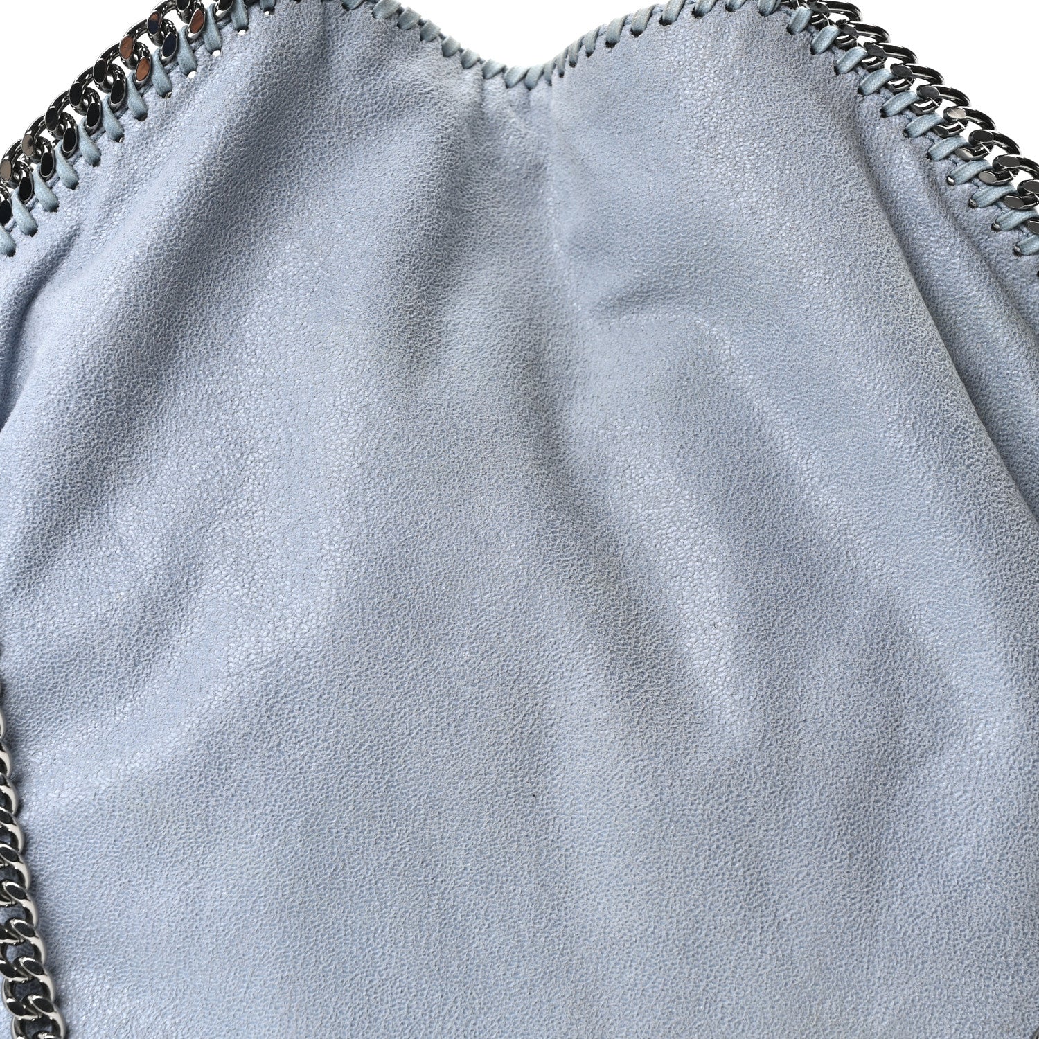 Stella McCartney Shaggy Deer Falabella Fold Over Tote Ice Blue 7 of 9