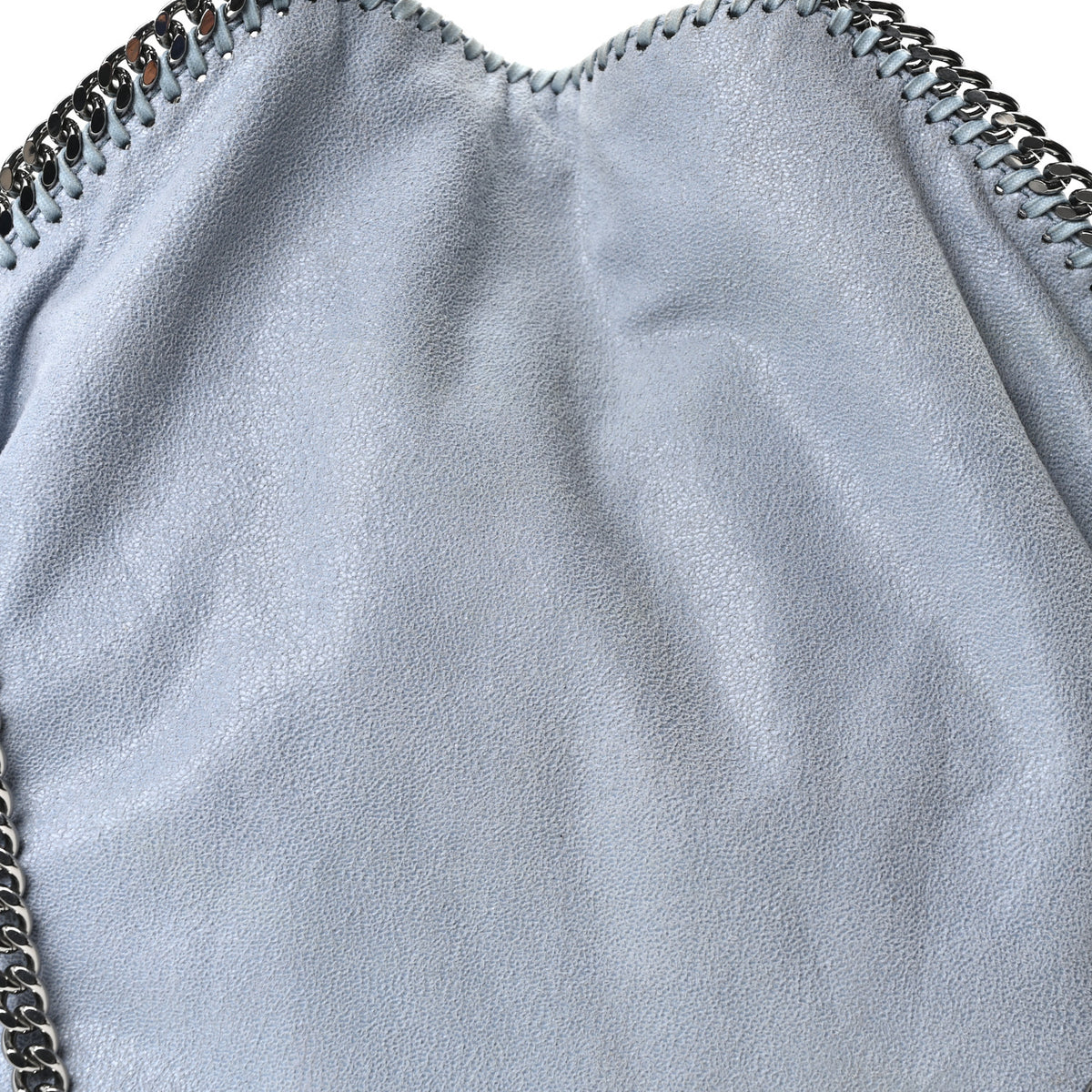 Stella McCartney Shaggy Deer Falabella Fold Over Tote Ice Blue 8 of 10