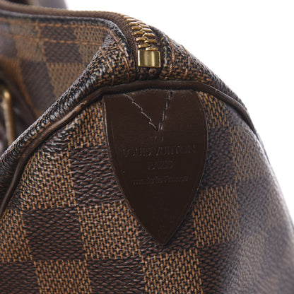 Louis Vuitton Damier Ebene Speedy 30 6 of 10
