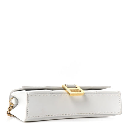 Balenciaga Shiny Box Calfskin Hourglass Chain Bag White 4 of 9