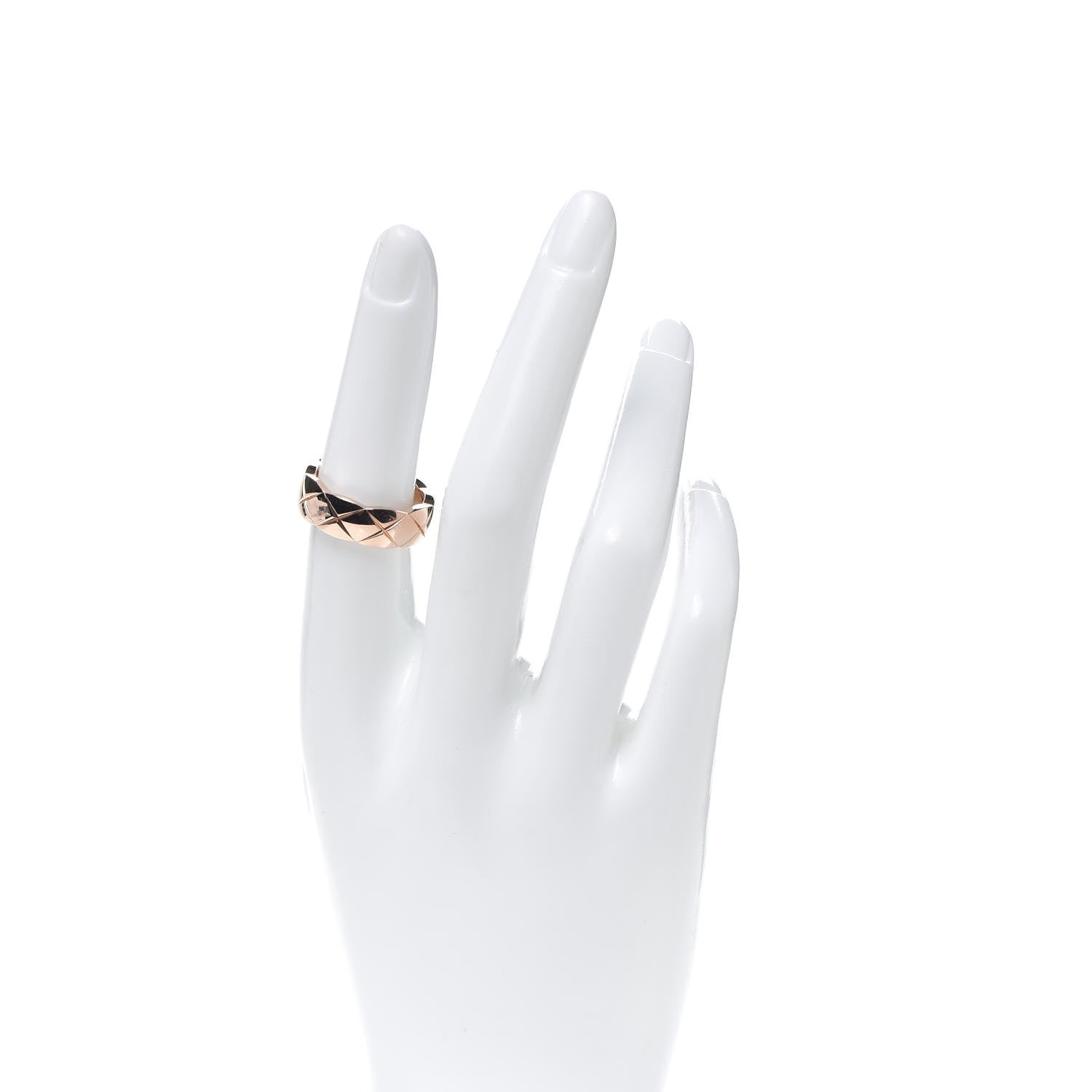 Chanel 18K Beige Gold Small Coco Crush Ring 54 6.75 2 of 7