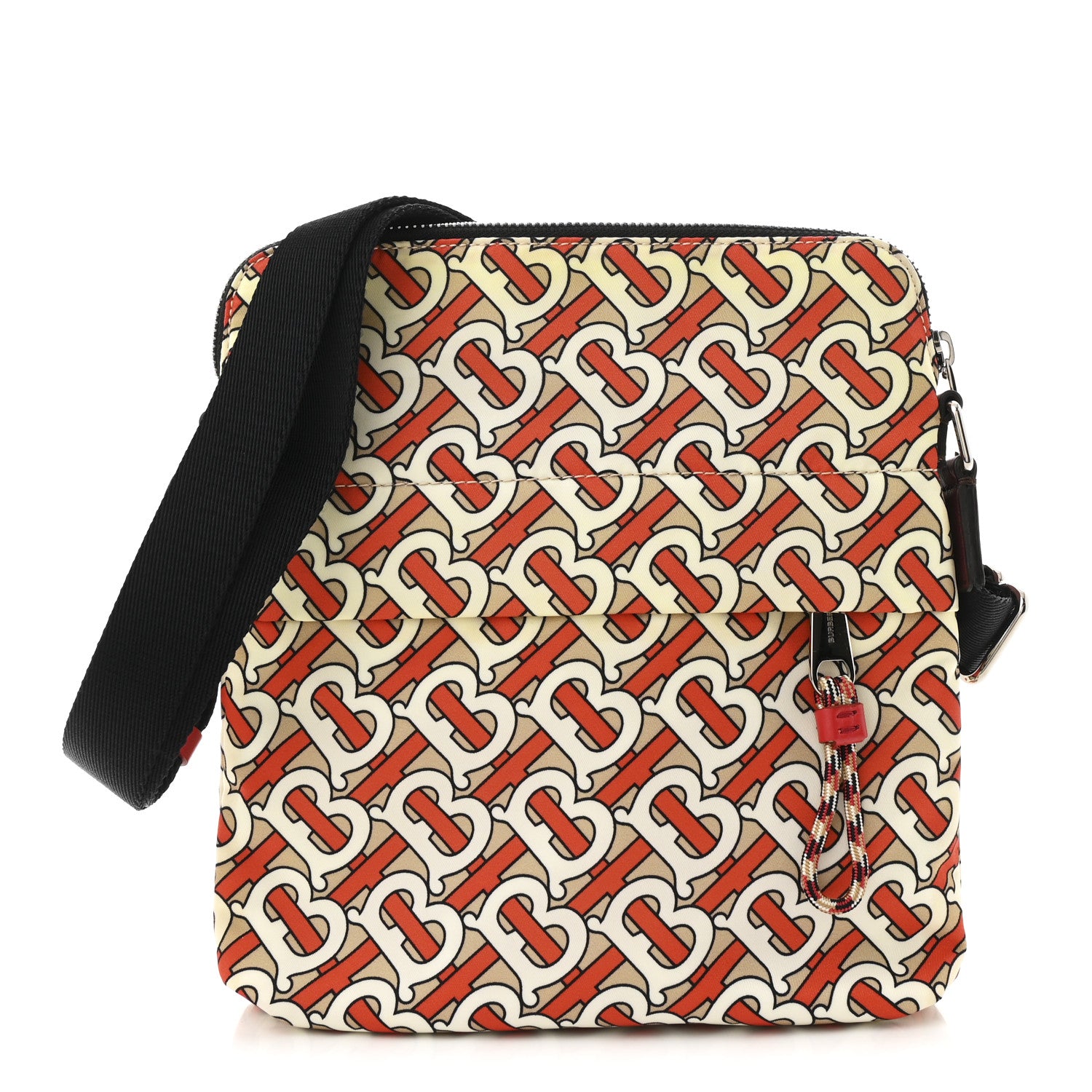 Burberry Nylon Monogram Crossbody Vermillion 1 of 9