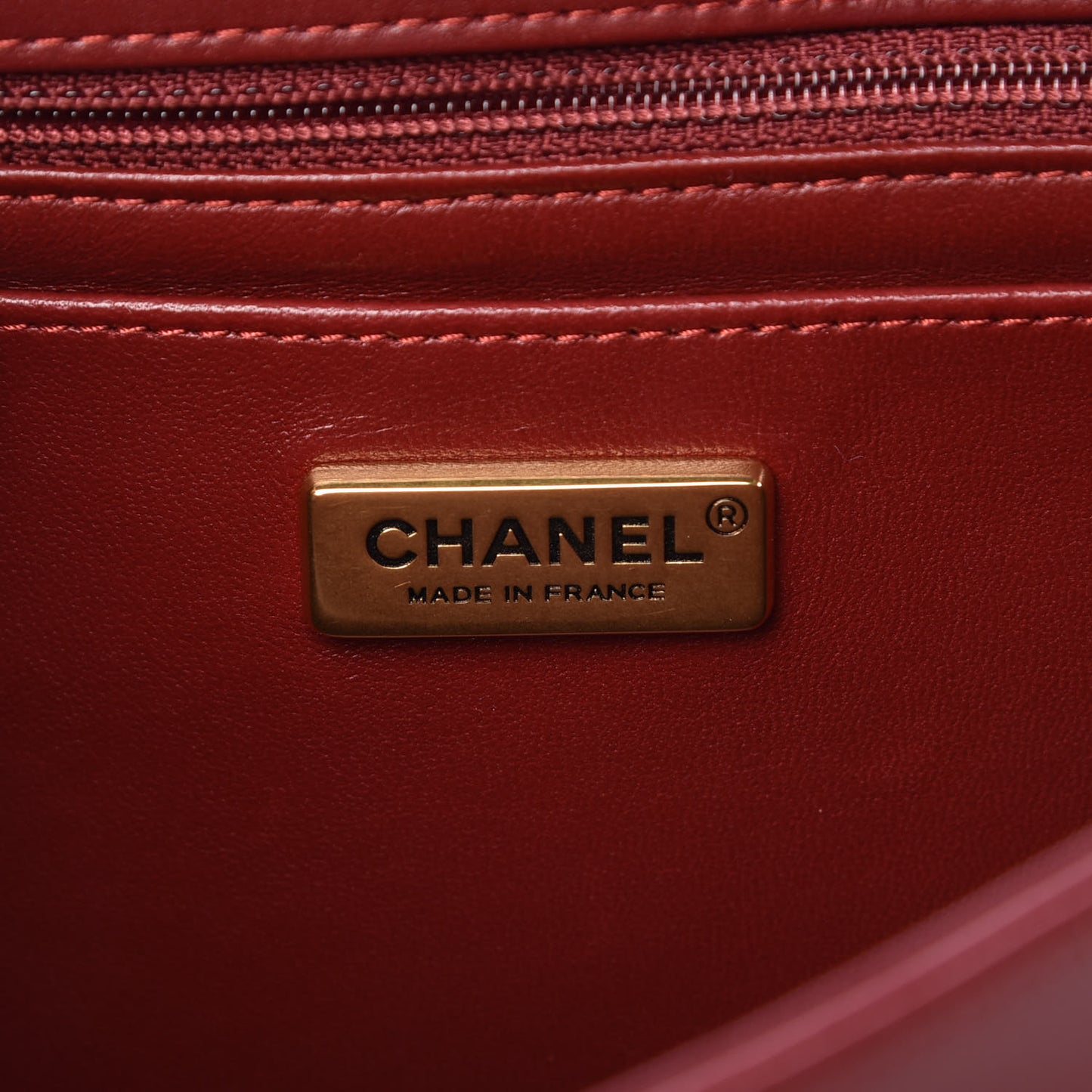 Lambskin Mosaic Medium Flap Red Multicolor