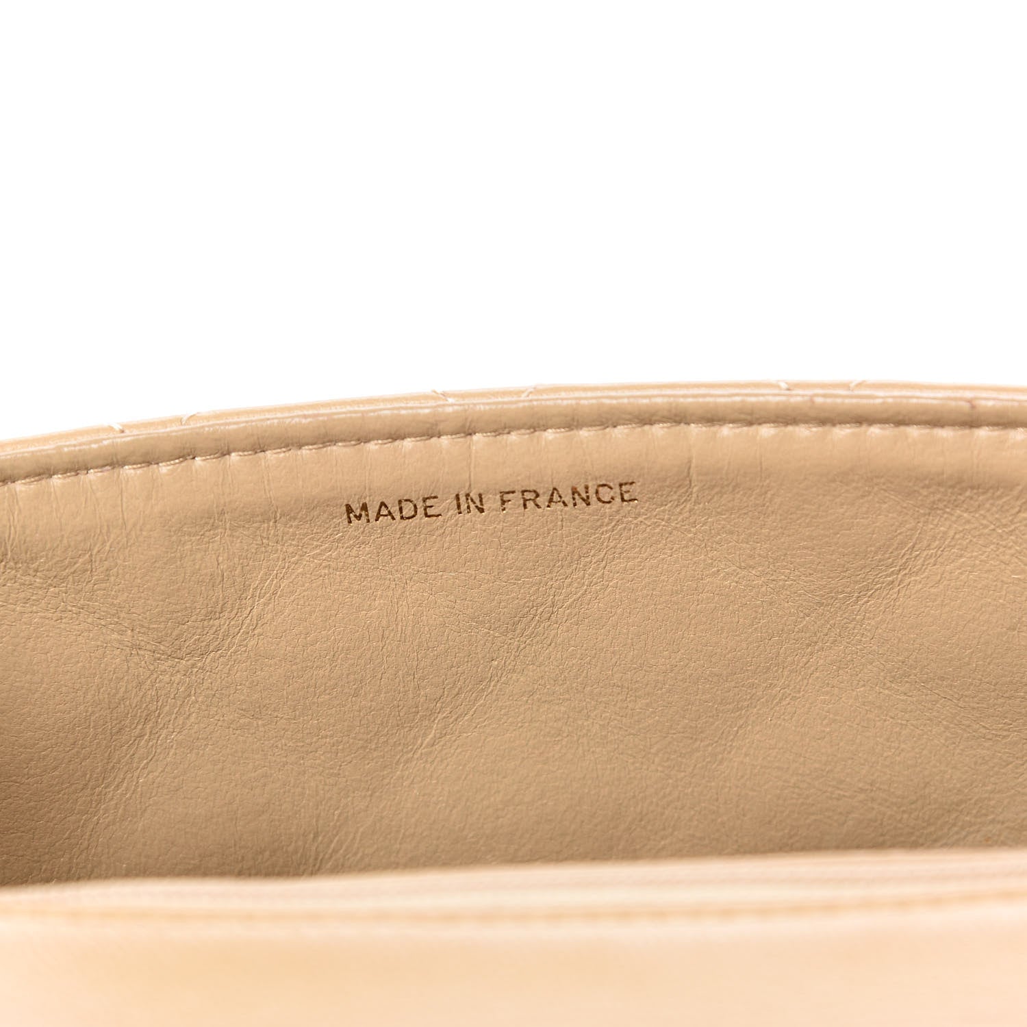 Chanel Lambskin Quilted Mini Square Flap Beige 7 of 12