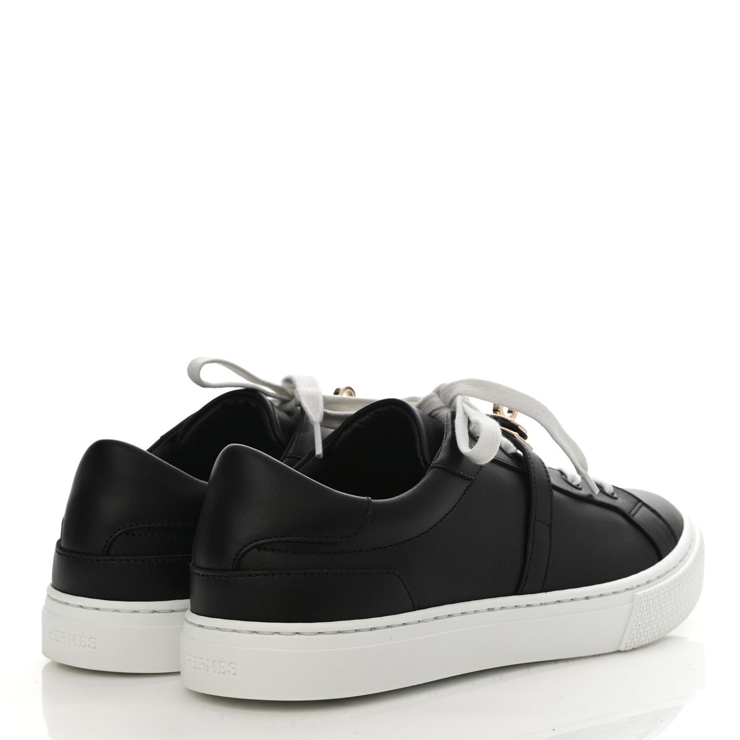 Calfskin Day Sneakers 38.5 Black