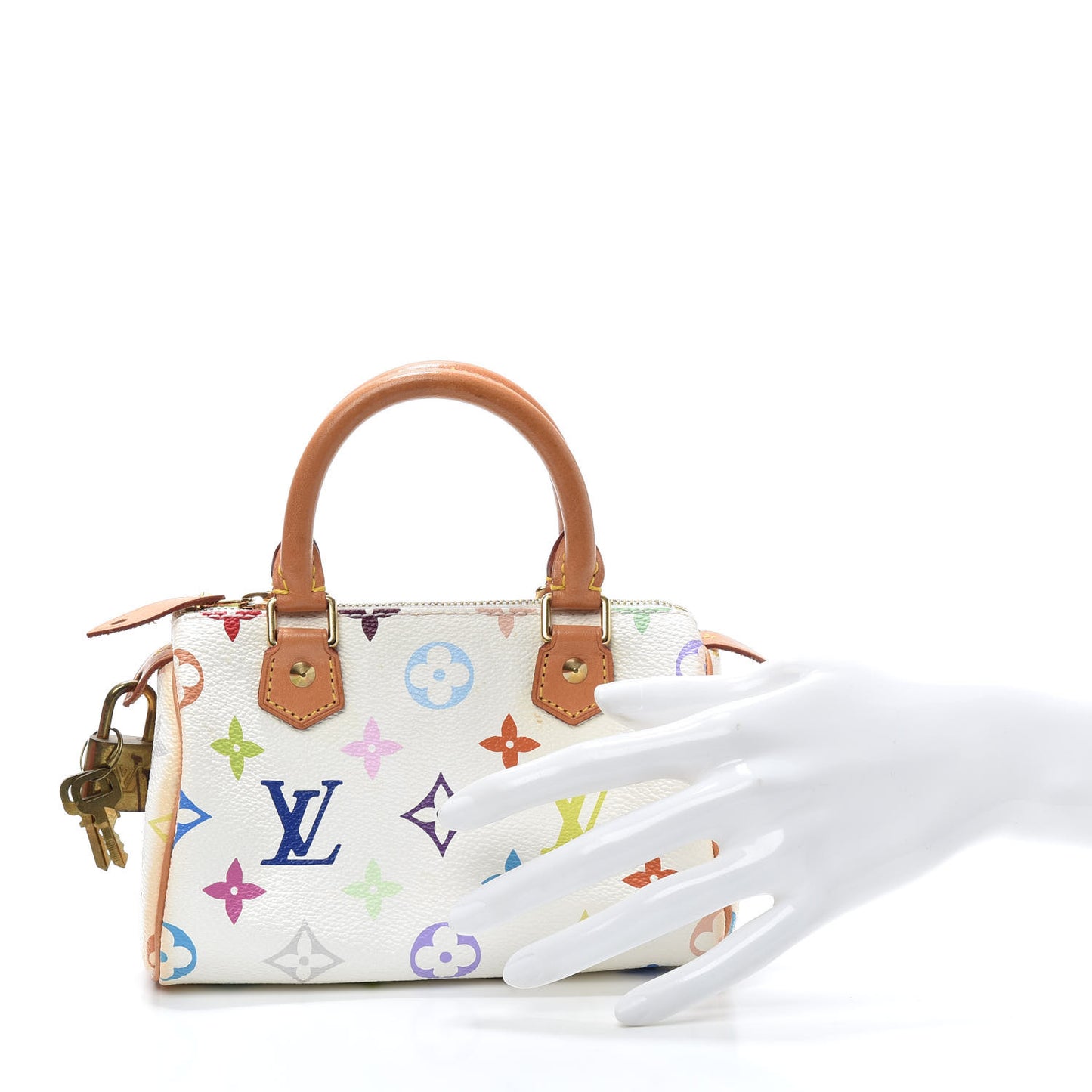 Monogram Multicolor Mini Sac HL Speedy White