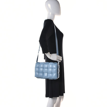 Bottega Veneta Nappa Maxi Intreccio Padded Cassette Crossbody Bag Ice 2 of 12
