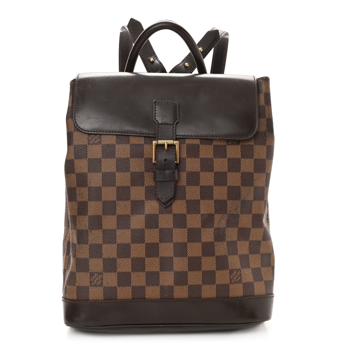 Louis Vuitton Damier Ebene Soho Backpack 1 of 17