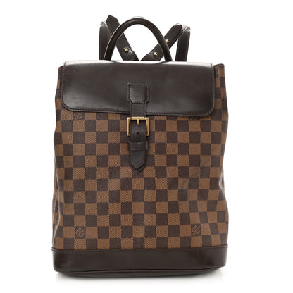 Louis Vuitton Damier Ebene Soho Backpack 1 of 17