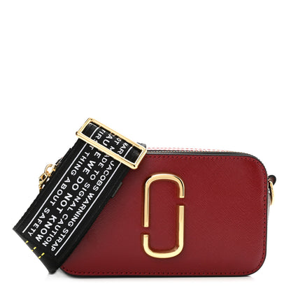 Marc Jacobs Saffiano Small Snapshot Camera Bag Red Multicolor 1 of 10