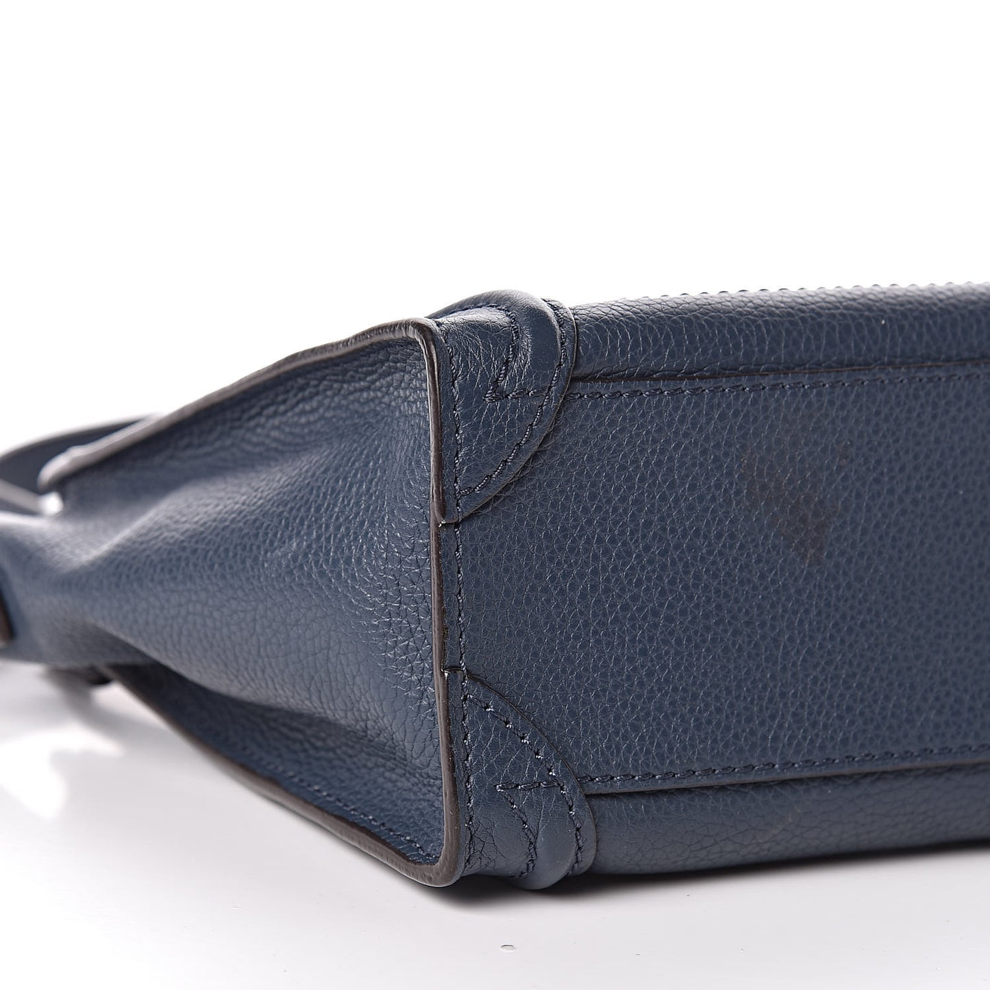Drummed Calfskin Nano Luggage Orage