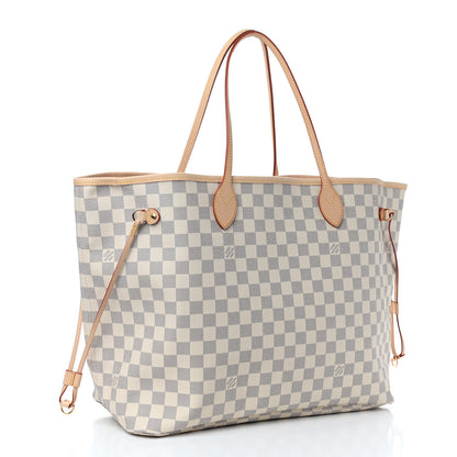 Louis Vuitton Damier Azur Neo Neverfull GM Rose Ballerine 2 of 4