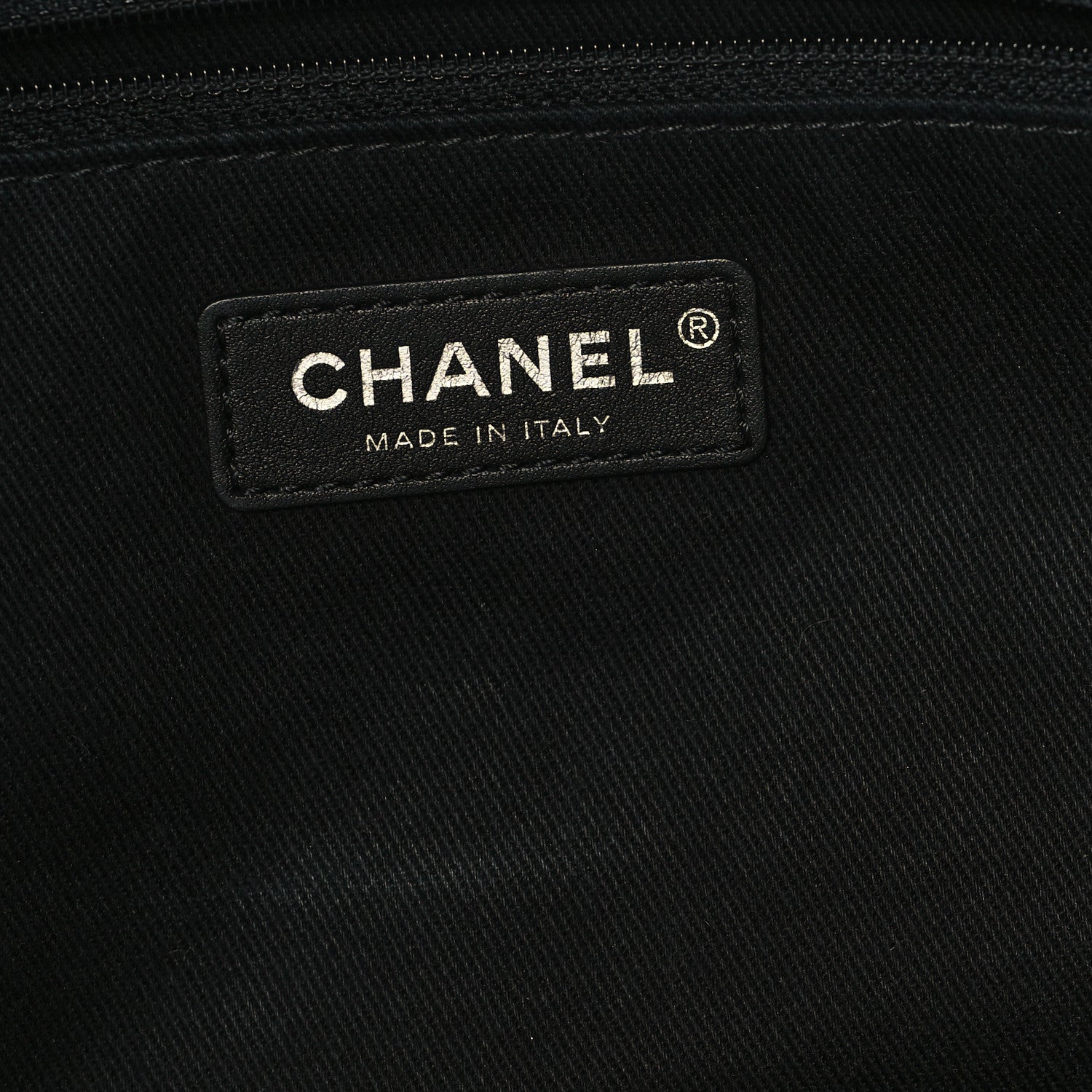 Chanel Canvas Large Double Face Shopping Tote Black 6 of 13
