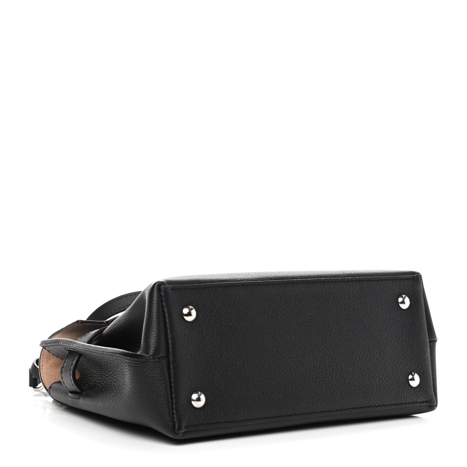 Louis Vuitton Calfskin Lockme Ever BB Black 4 of 9