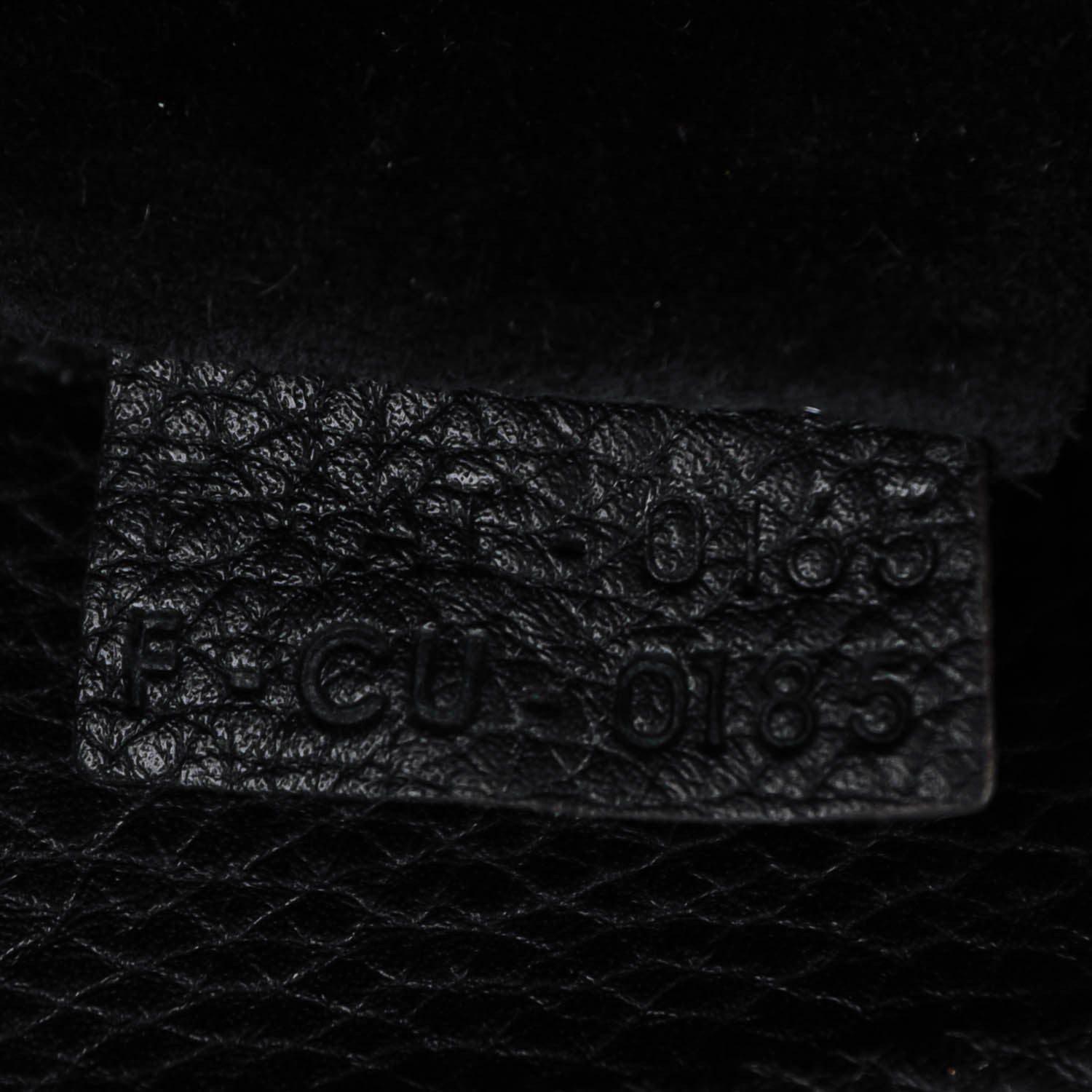 Celine Drummed Calfskin Micro Luggage Black 7 of 7