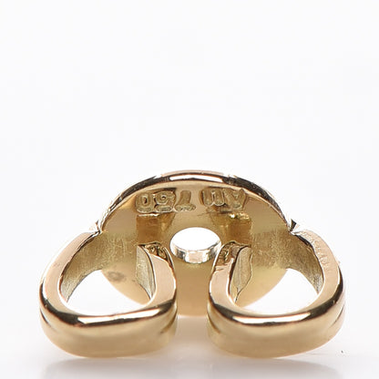 Gucci 18K Yellow Gold Enamel Icon Blooms Earrings 5 of 6