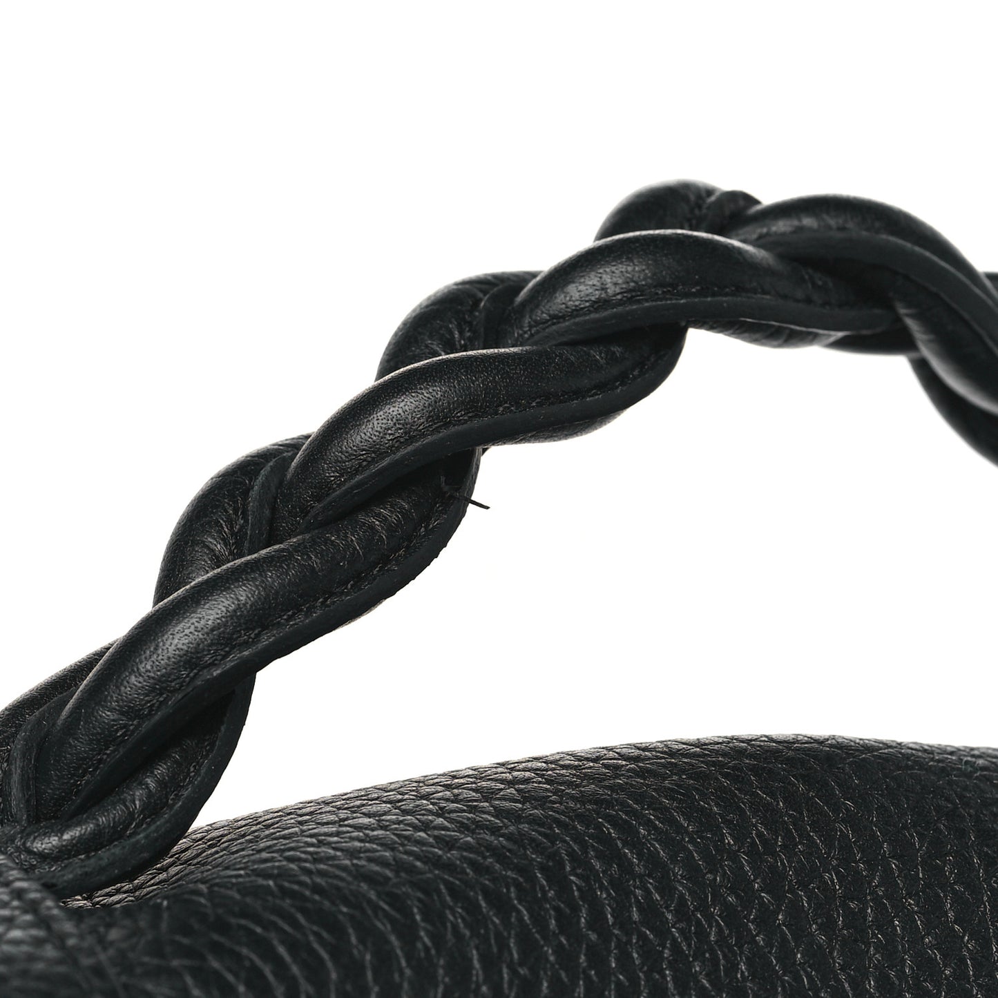 Heavy Grain Oversized Alexa Black