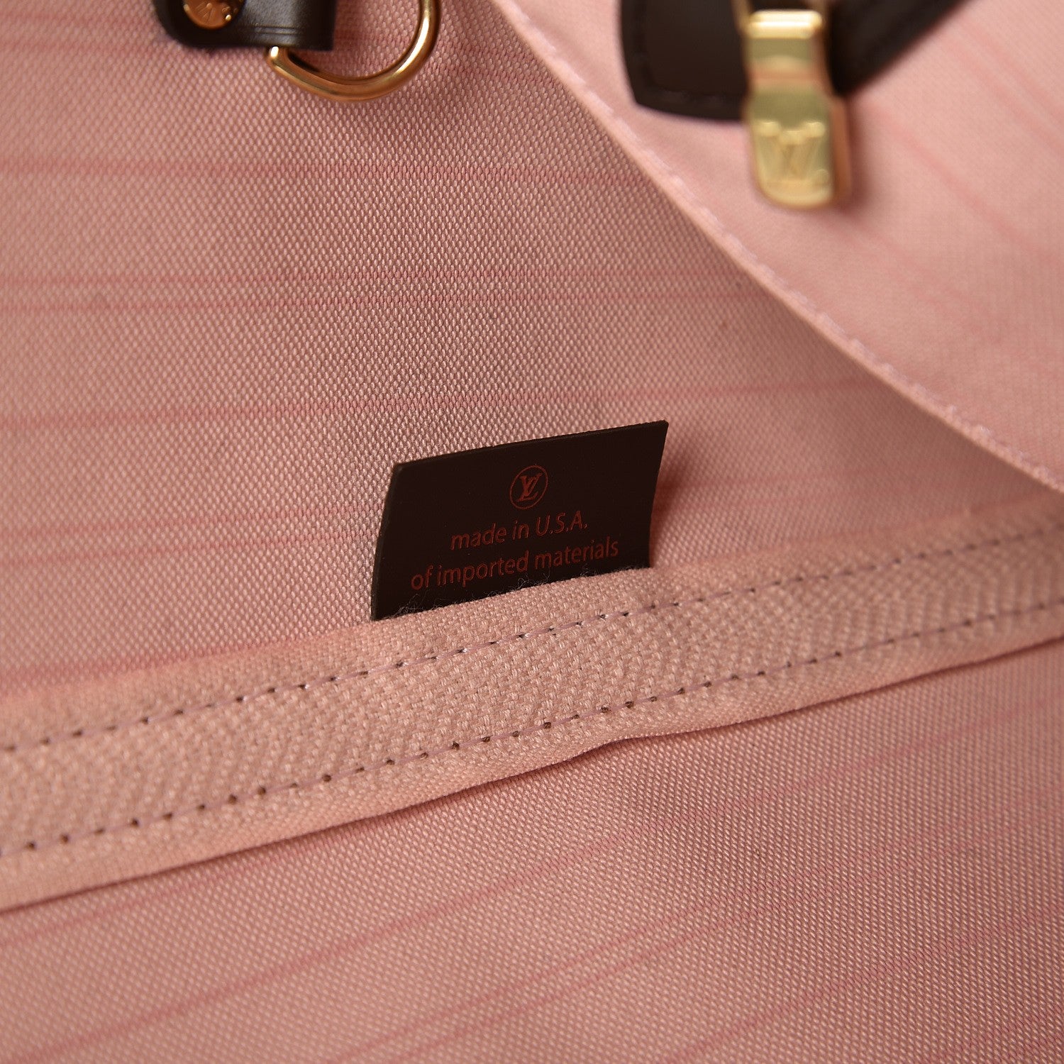 Louis Vuitton Damier Ebene Neo Neverfull MM Rose Ballerine 7 of 10