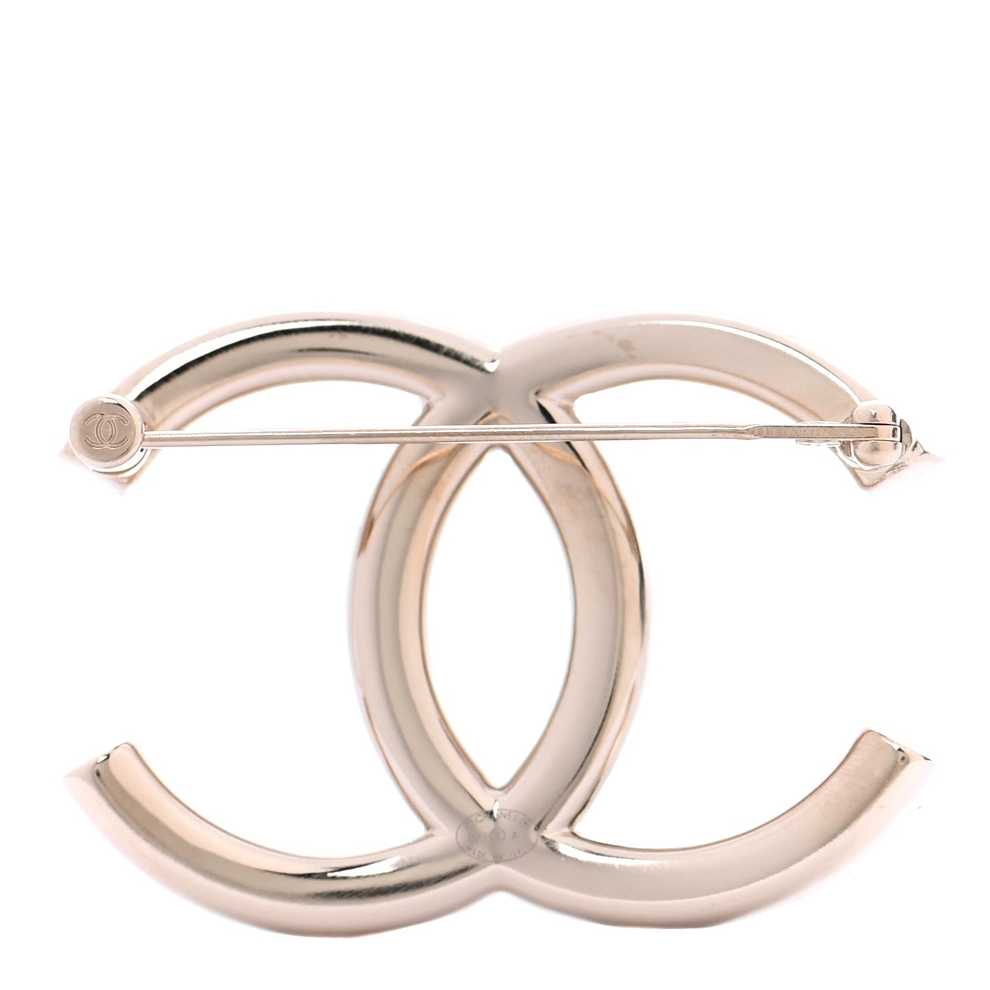 Baguette Crystal High Society CC Brooch Gold