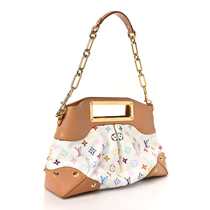 Louis Vuitton Monogram Multicolor Judy MM White 3 of 9
