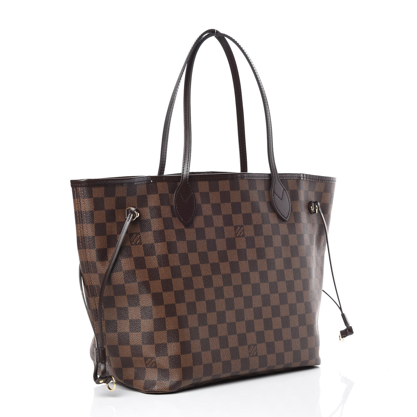 Damier Ebene Neo Neverfull MM Rose Ballerine