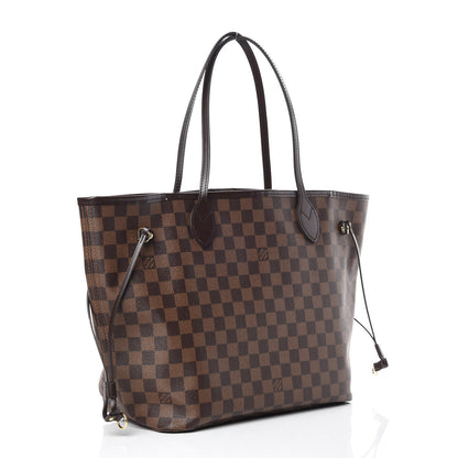 Louis Vuitton Damier Ebene Neo Neverfull MM Rose Ballerine 4 of 12