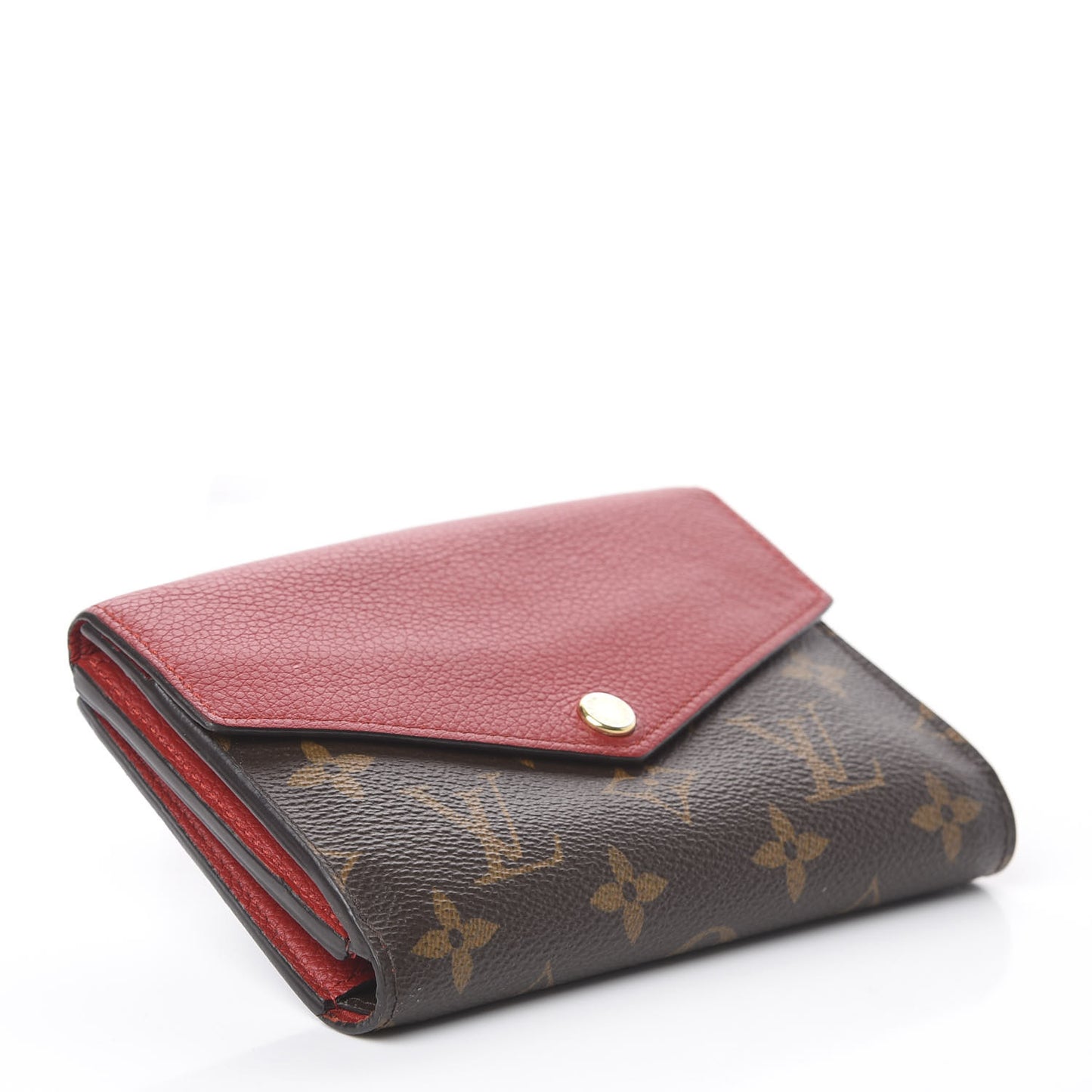 Monogram Pallas Compact Wallet Cherry