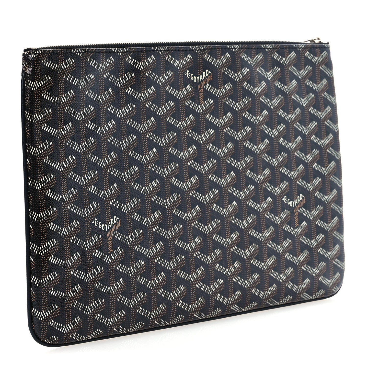 Goyard Goyardine Senat Pochette MM Black 3 of 9