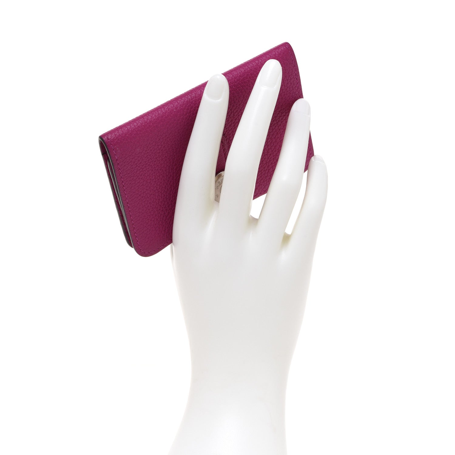 Hermes Togo Dogon Card Case Rose Pourpre 2 of 10