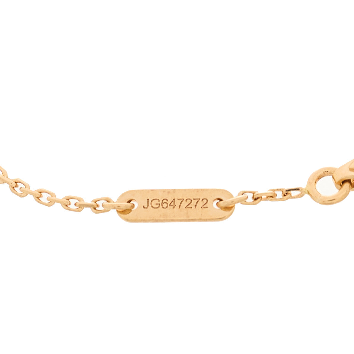 Van Cleef & Arpels 18K Rose Gold Carnelian Sweet Alhambra Bracelet 4 of 5