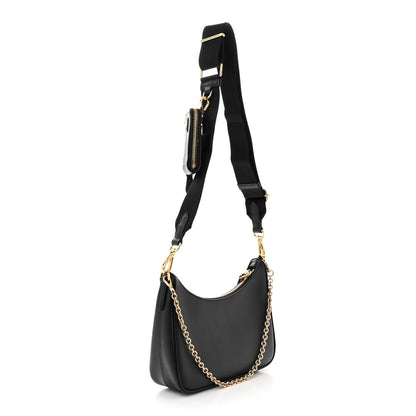 Prada Saffiano Lux Re-Edition 2005 Shoulder Bag Black 3 of 12