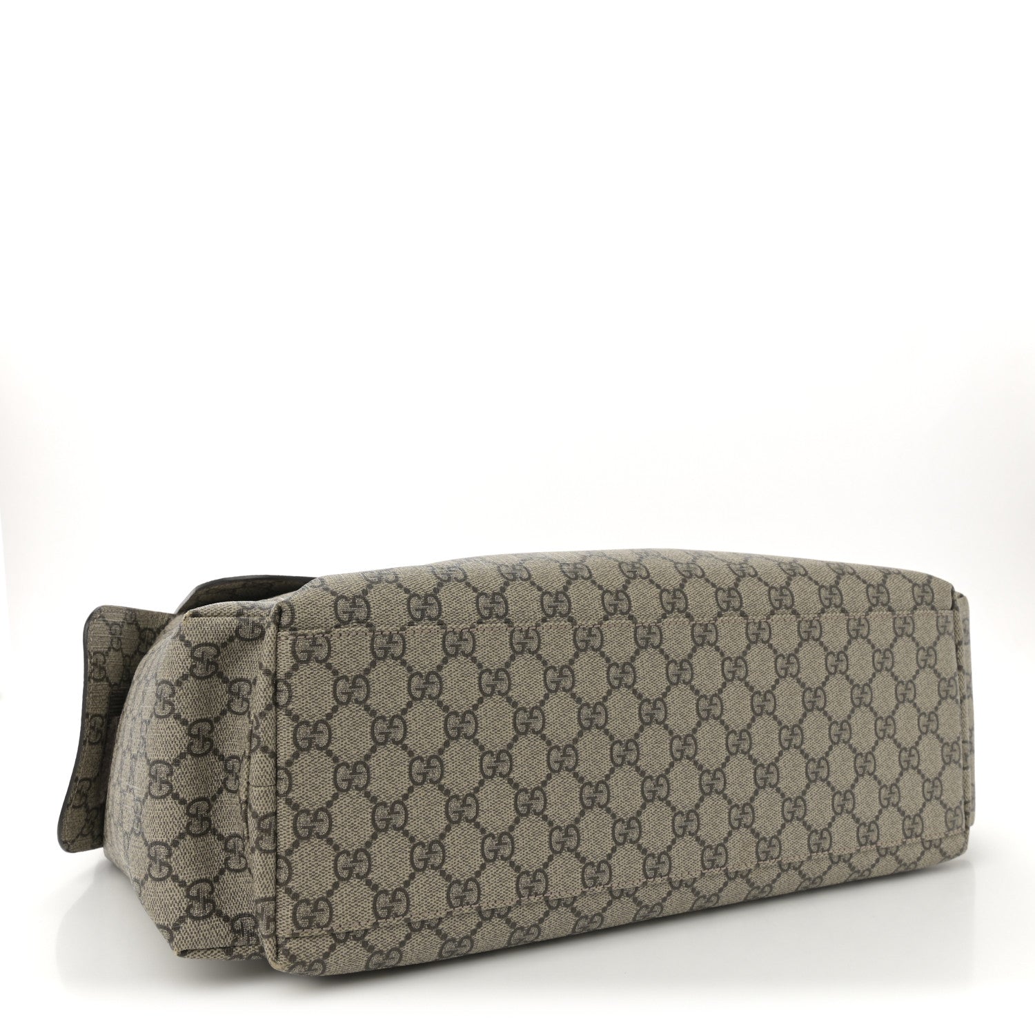 Gucci GG Plus Monogram Messenger Diaper Bag Dark Brown 4 of 11