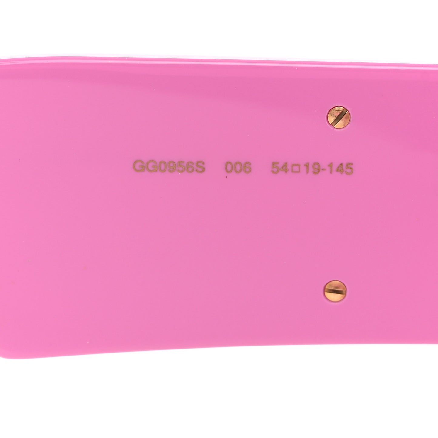 Acetate Square Frame Sunglasses GG0956S Pink