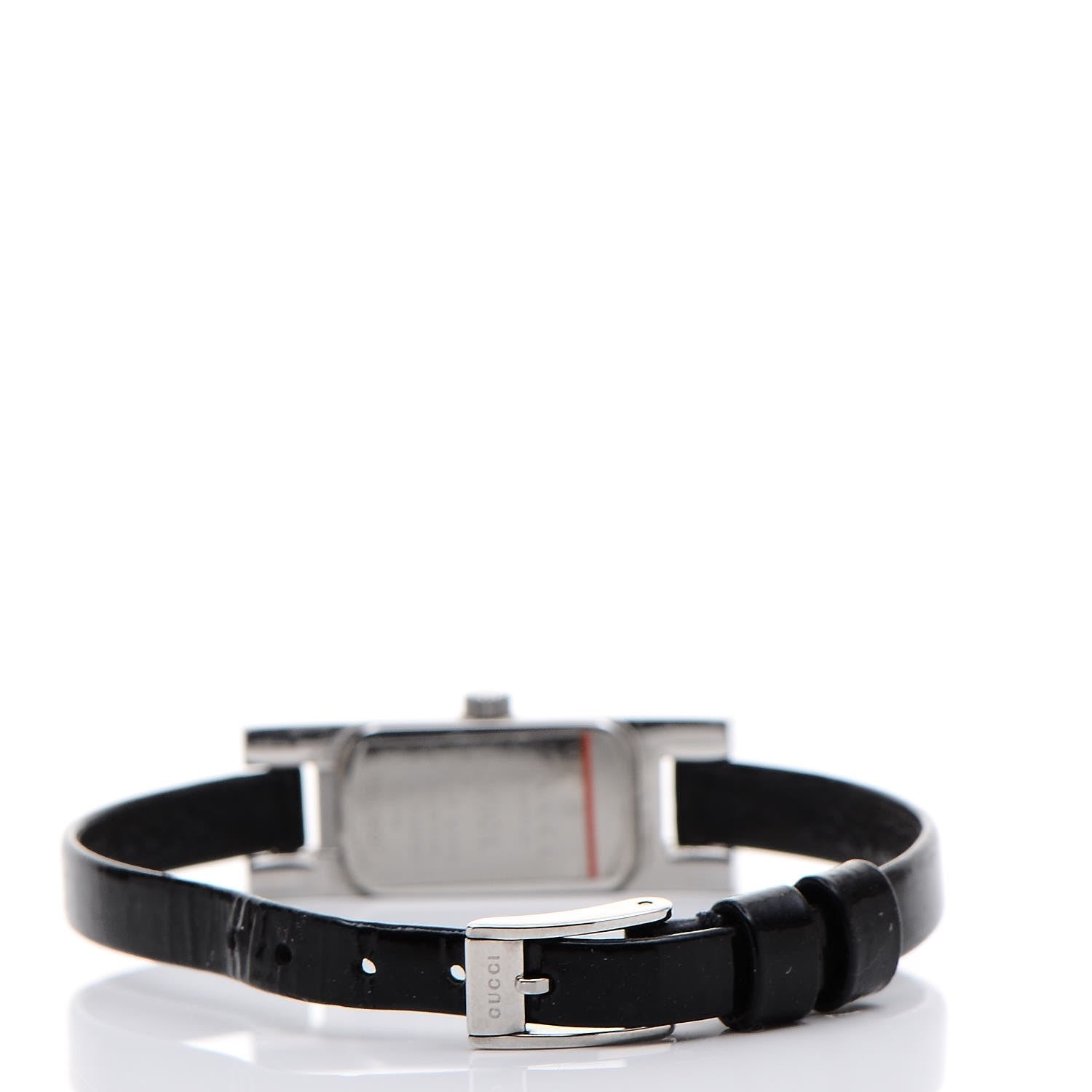 Gucci Stainless Steel Calfskin 12mm 3900L Quartz Watch Black 4 of 5
