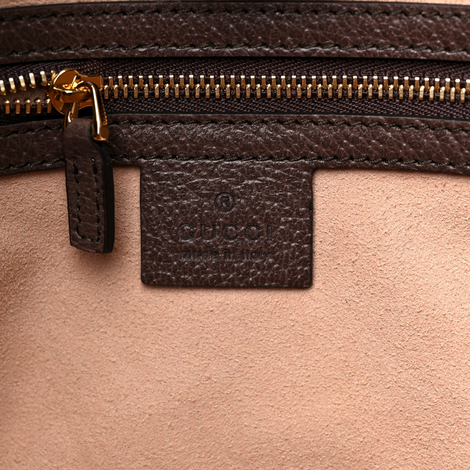 Gucci GG Supreme Monogram Textured Calfskin Web Medium Ophidia Shopping Tote Beige Ebony New Acero 6 of 11