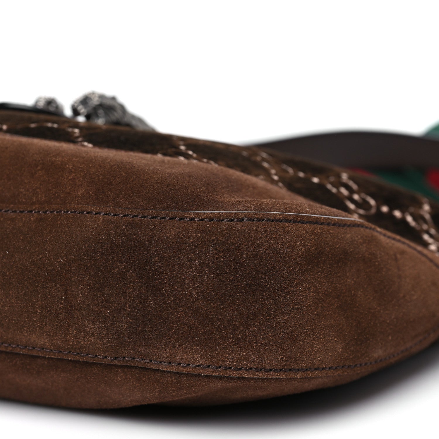 Gucci Velvet GG Monogram Web Medium Dionysus Hobo Brown 10 of 10