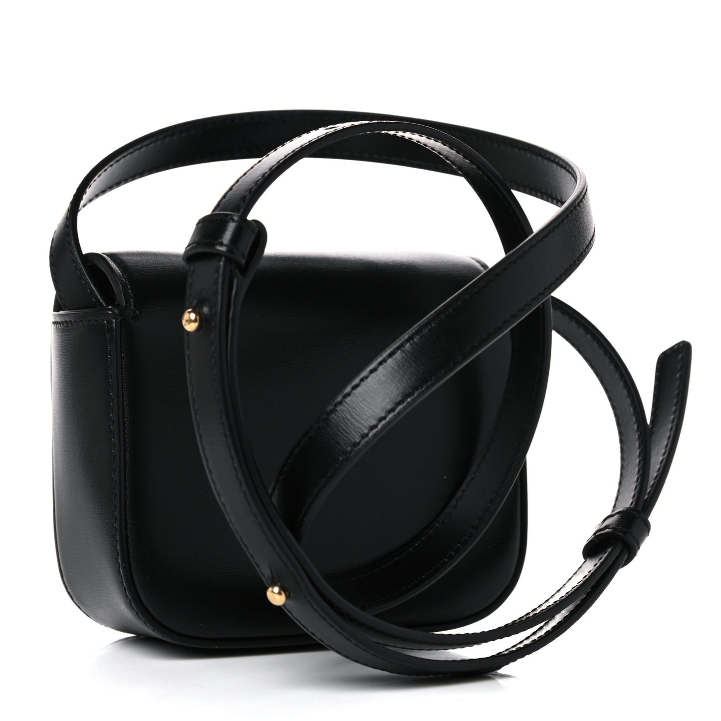 Shiny Calfskin Mini Triomphe Black