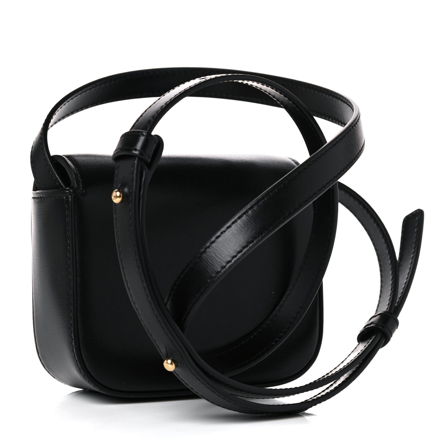 Celine Shiny Calfskin Mini Triomphe Black 3 of 10