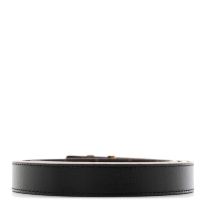Louis Vuitton Calfskin Monogram 20mm LV Iconic Reversible Belt 80 32 Black 4 of 7