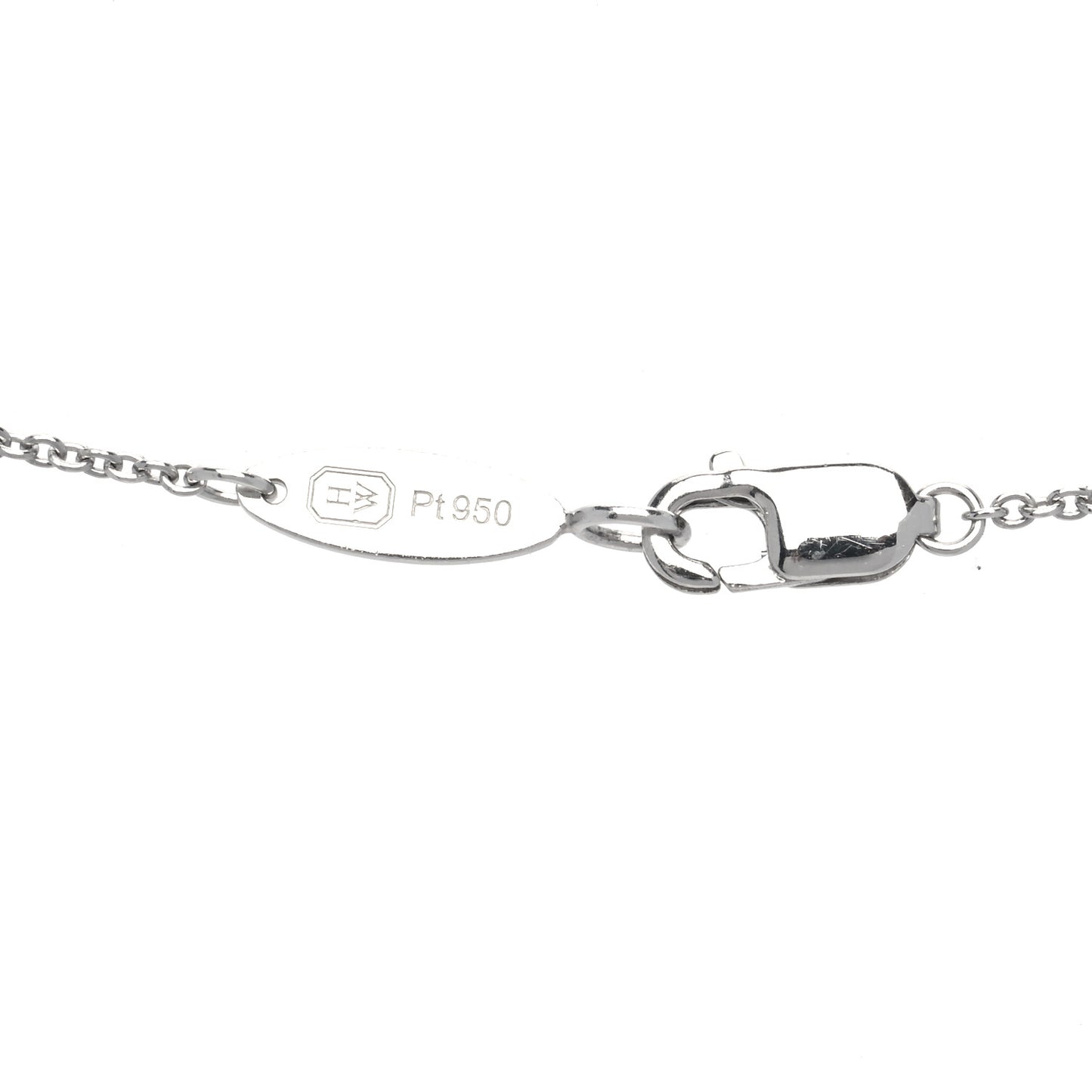Platinum Diamond Full Loop Pendant Necklace