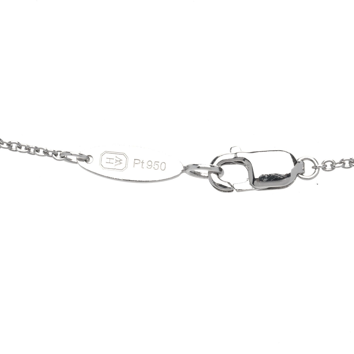 Harry Winston Platinum Diamond Full Loop Pendant Necklace 5 of 6