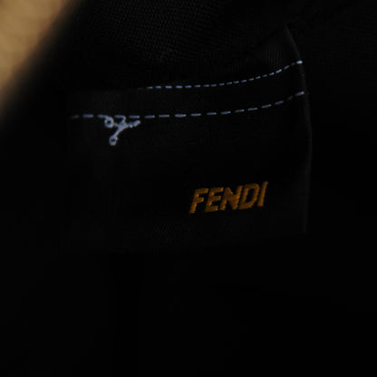 Fendi Nappa Crocodile Trapuntata Medium 2Jours Tote Black 10 of 10