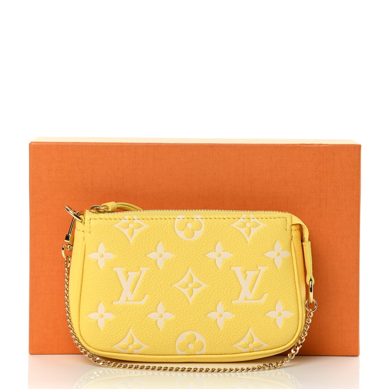 Louis Vuitton Empreinte Monogram Mini Pochette Accessories Lemon Curd Yellow 7 of 7